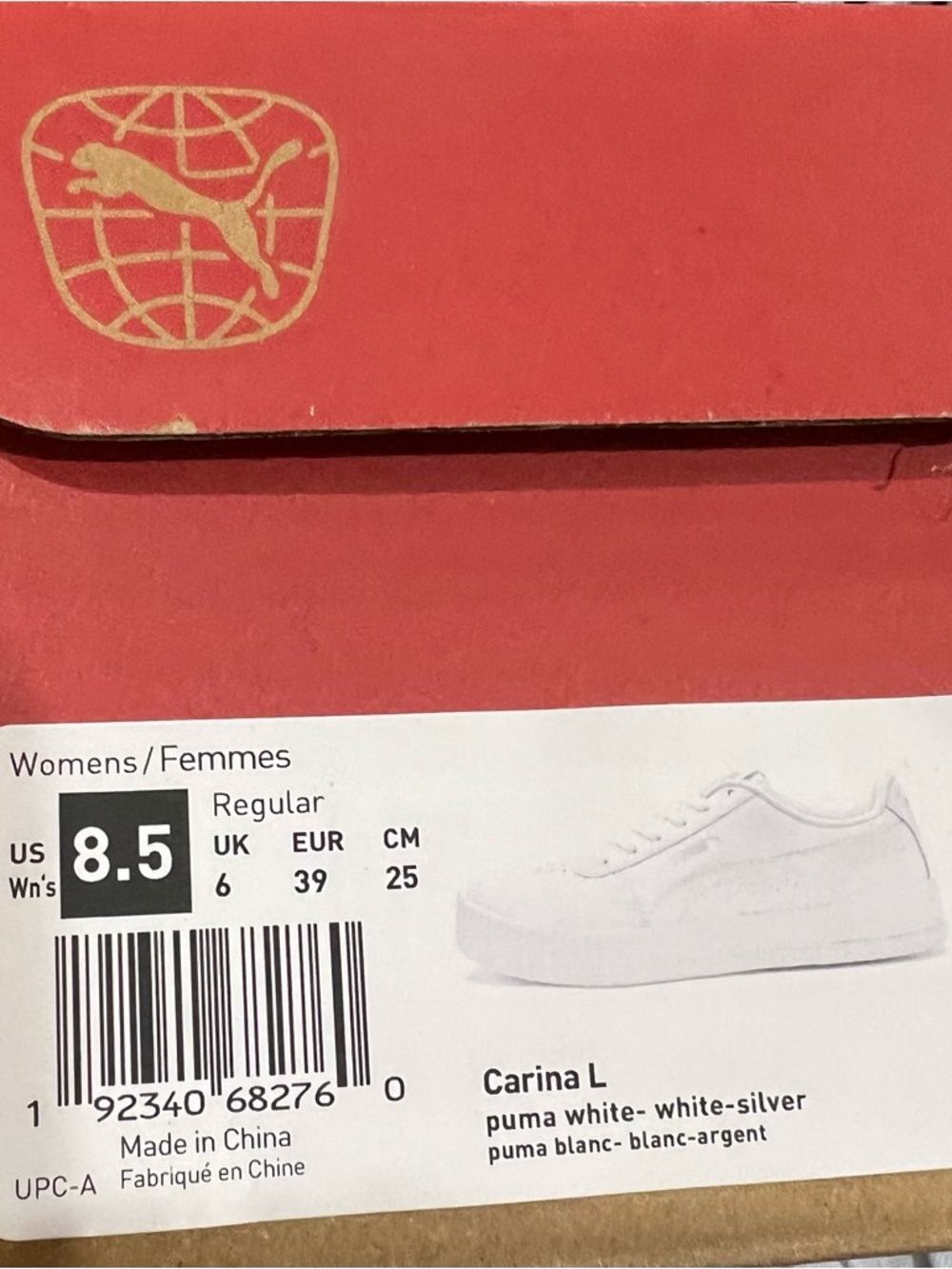 Puma White Women's Athletic Sneakers - Picture 3 of 3